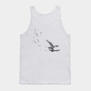 Peregrine Attack - Dark on Light Tank Top